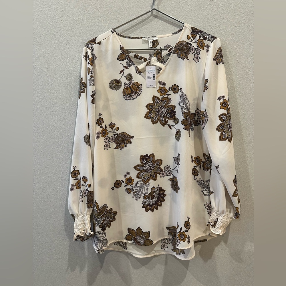 Floral Print Women's Top